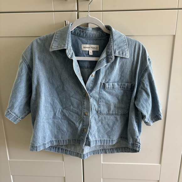 Aritzia Denim Forum The Jane Boxy Shirt - Picture 6 of 10